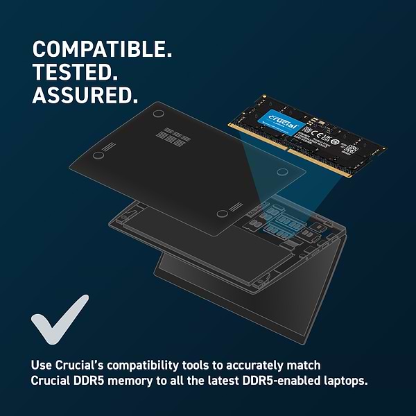 Фото - Память DDR Crucial Micron 32GB DDR5-4800 (CT32G48C40S5)