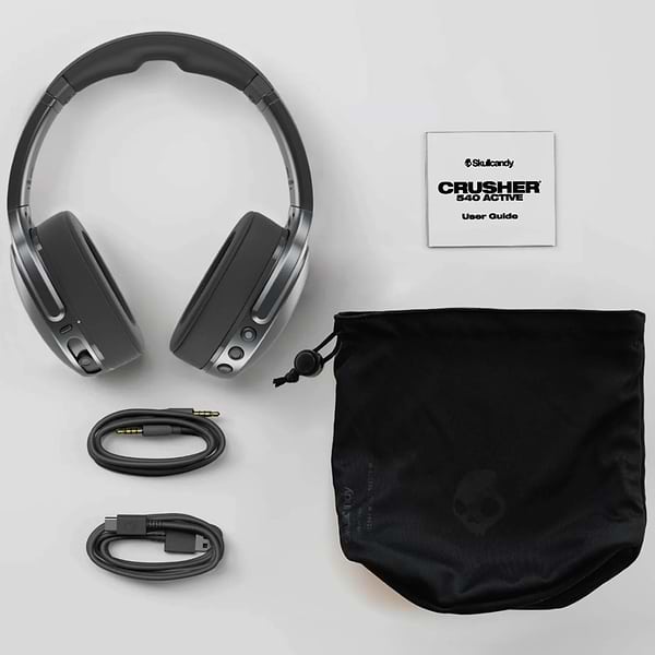 Фото - Навушники повнорозмірні бездротові Skullcandy Crusher Active Wireless Concrete (S6EVW-T993)