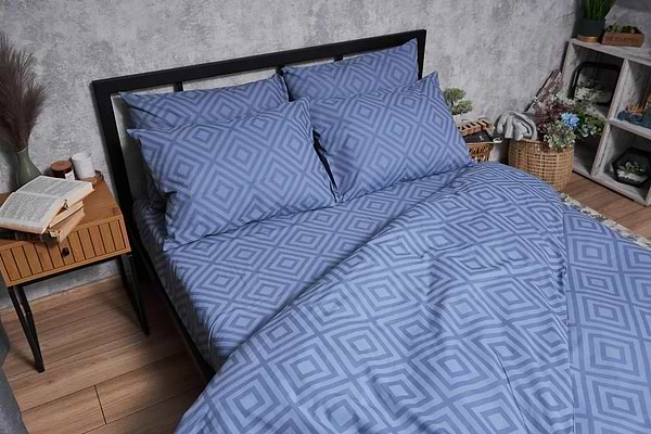 Фото - Комплект постільної білизни Moon&Star Бязь Gold Люкс Crystal 175х210 нав. 2х40х60 (MS-820004625)