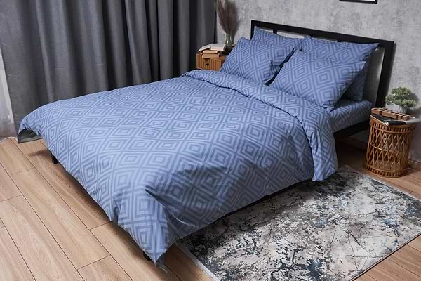 Фото - Комплект постільної білизни Moon&Star Бязь Gold Люкс Crystal 175х210 нав. 2х40х60 (MS-820004625)