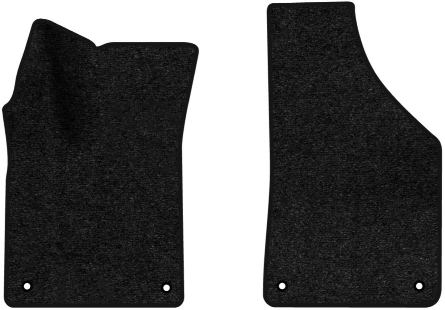 Килимки ворсові в салон авто EVAtech Standard для Chrysler 200 2014-2016 2 покоління Sedan USA чорний кант CS42515AE2TL4VEB