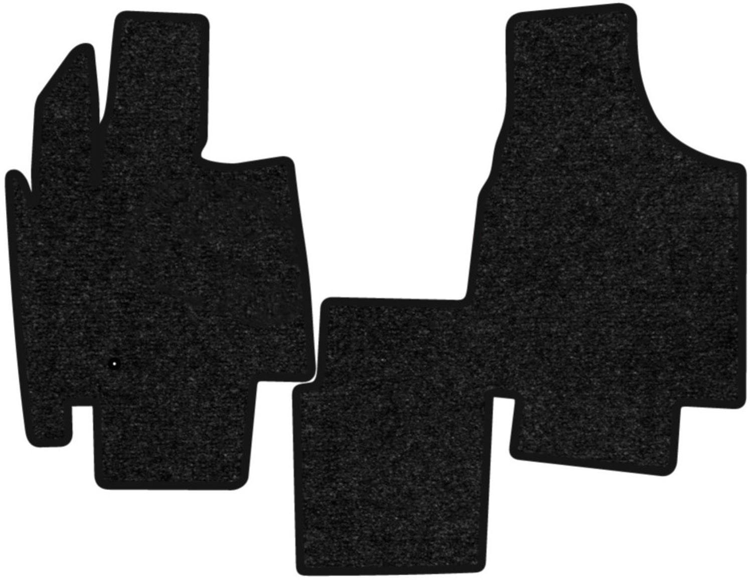 Коврики ворсовые в салон авто EVAtech Standard для Chrysler Grand Voyager 2008-2016 5 поколение Minivan USA черный кант CS43126AP2LA1VEB