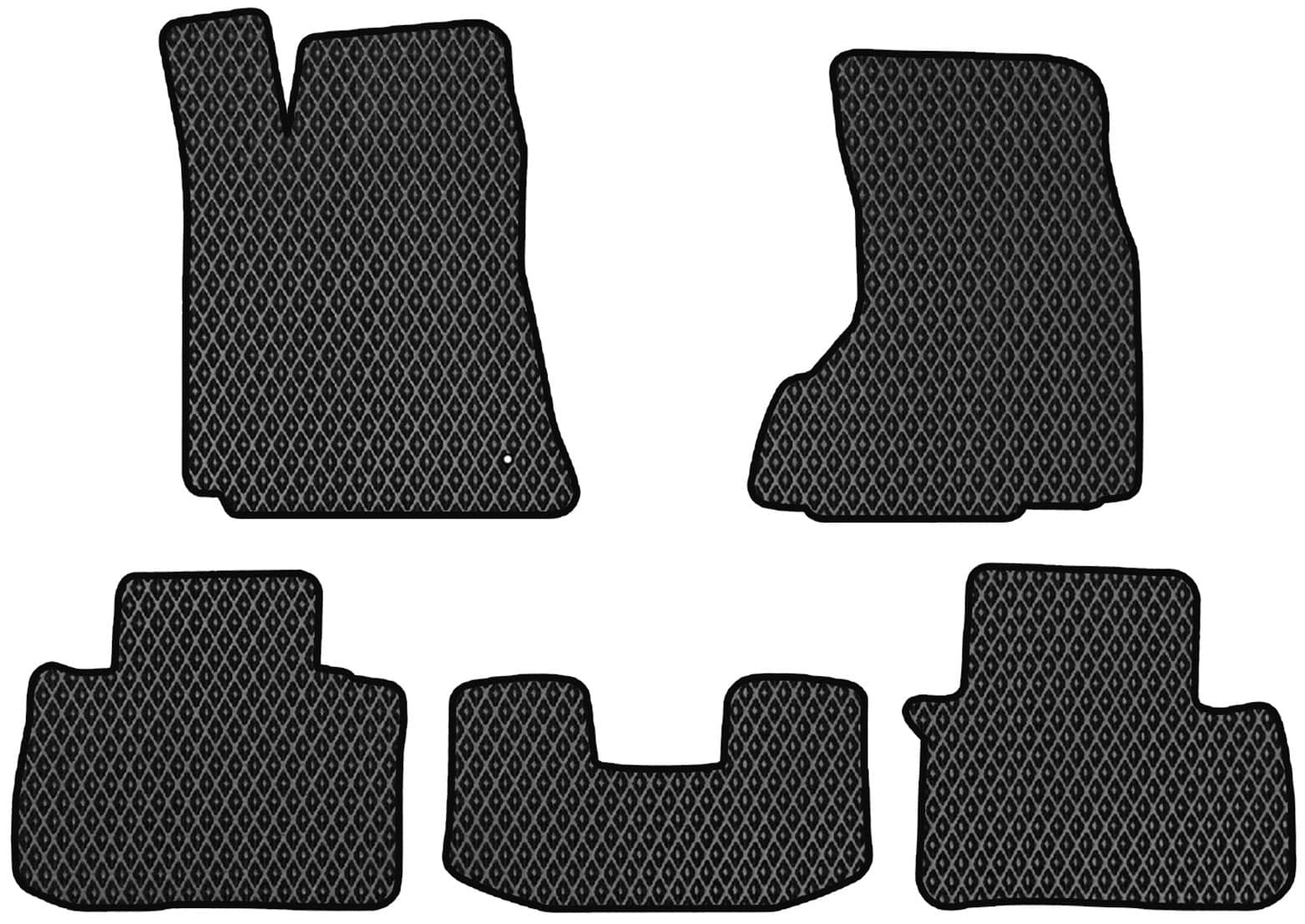 EVA коврики в салон авто EVAtech для 300 C AWD Chrysler 2004-2011 1 поколение Combi EU (CS51148C5RBB)