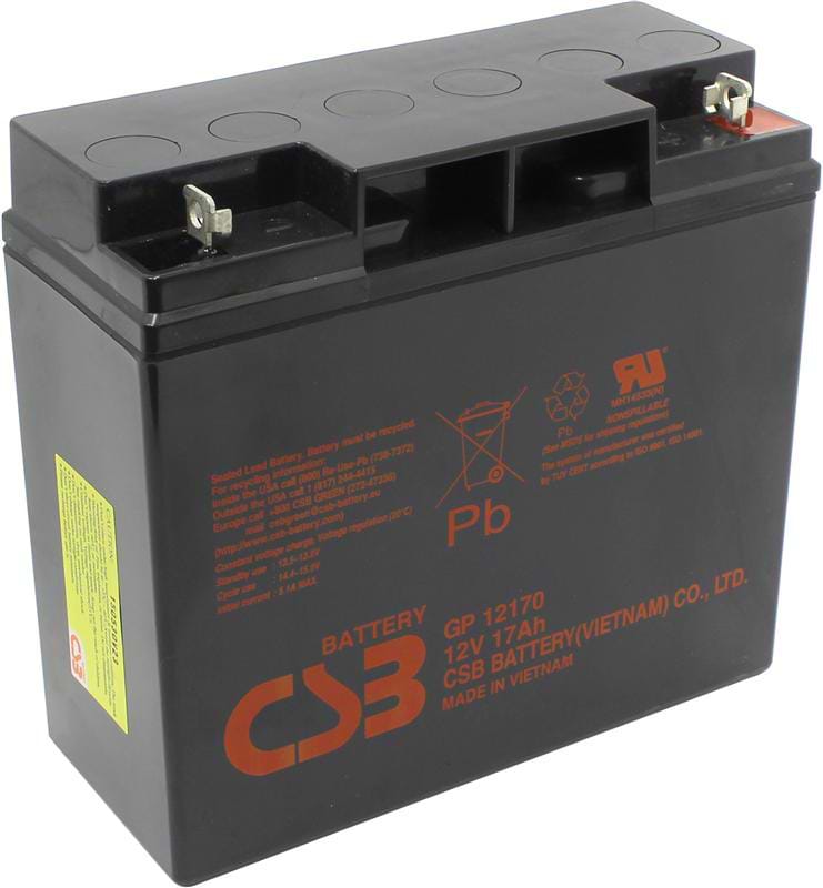 Акумулятор для ДБЖ CSB 12V 17AH (GP12170) AGM