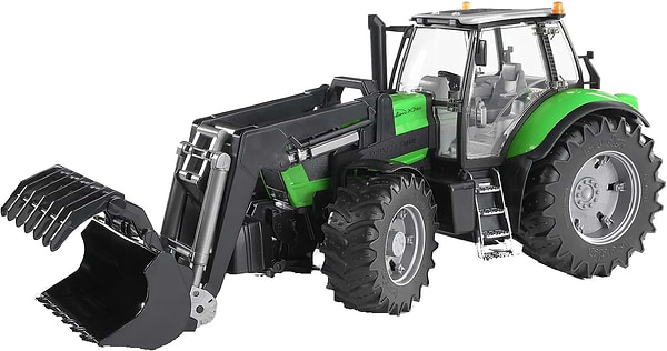 Фото - Наземна будівельна техніка BRUDER Трактор Deutz AgroTron X720 с погрузчиком М1:16 (03081) 