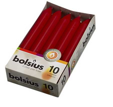 Свічка столова Bolsius Бордо 170/20, 10шт (702244) - Фото 1