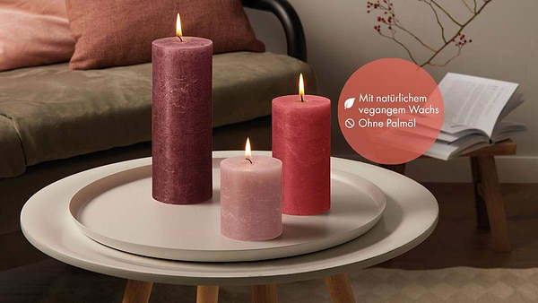 Фото - Свічка декоративна Bolsius SHINE 130/68 нефрит (790368)