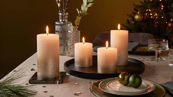 Фото - Свеча декоративная Bolsius SUNSET 80/68 бордово-медная (637347)