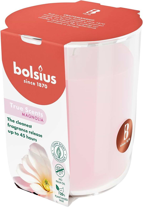 Фото - Свеча стекло Bolsius TRUE SCENTS 97/85 Магнолия (940304)