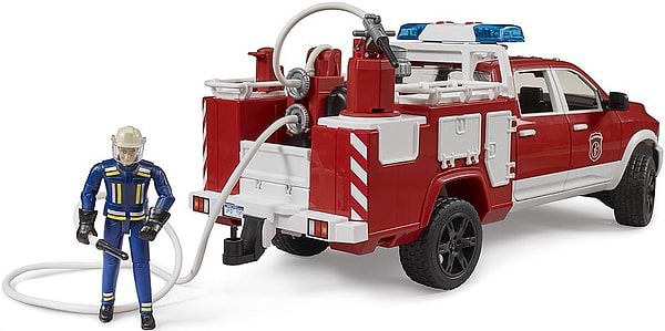 Фото - Наземна спецтехніка BRUDER Пожежна машина RAM 2500 (02544)