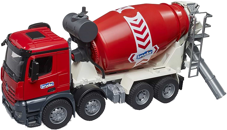 Наземна будівельна техніка BRUDER Бетонозмішувач MB Arocs (03655) - Фото 1