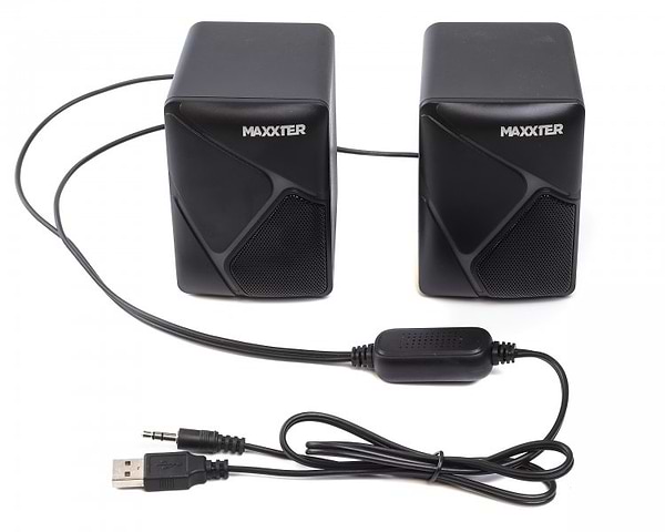 Фото - Комп'ютерна акустика компактна 2.0 Maxxter CSP-U004RGB