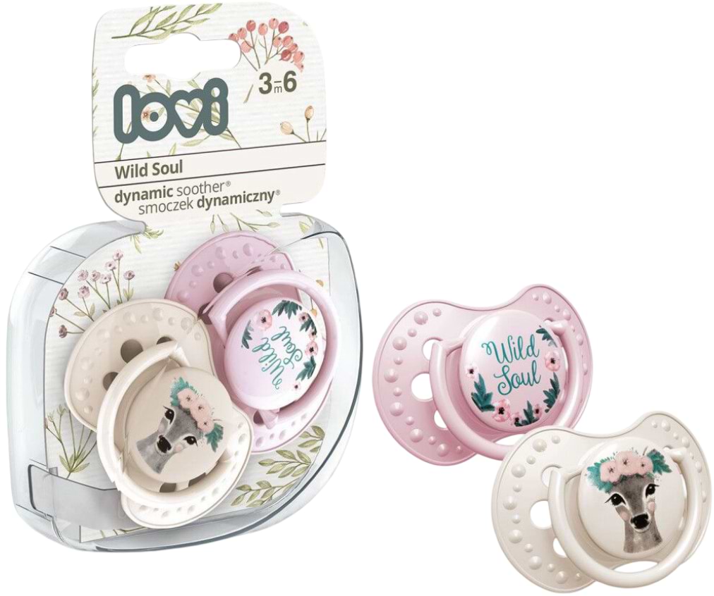 Динамічна пустушка Lovi 3-6 м-ців 2 шт. Wild Soul Girl (22/883girl) - Фото 1
