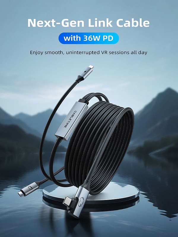 Фото - Кабель Cabletime USB3.0 VR PD 36W 5 м (CA44P)