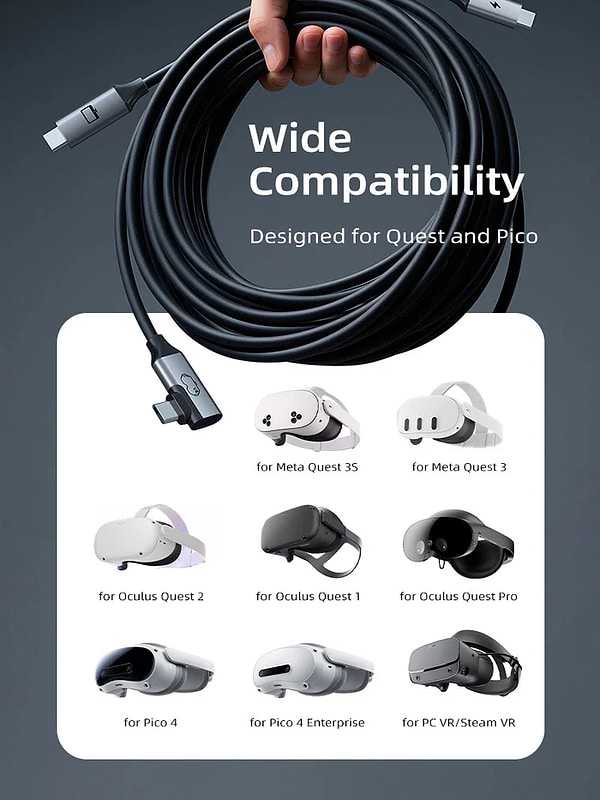 Фото - Кабель Cabletime USB3.0 VR PD 36W 5 м (CA44P)