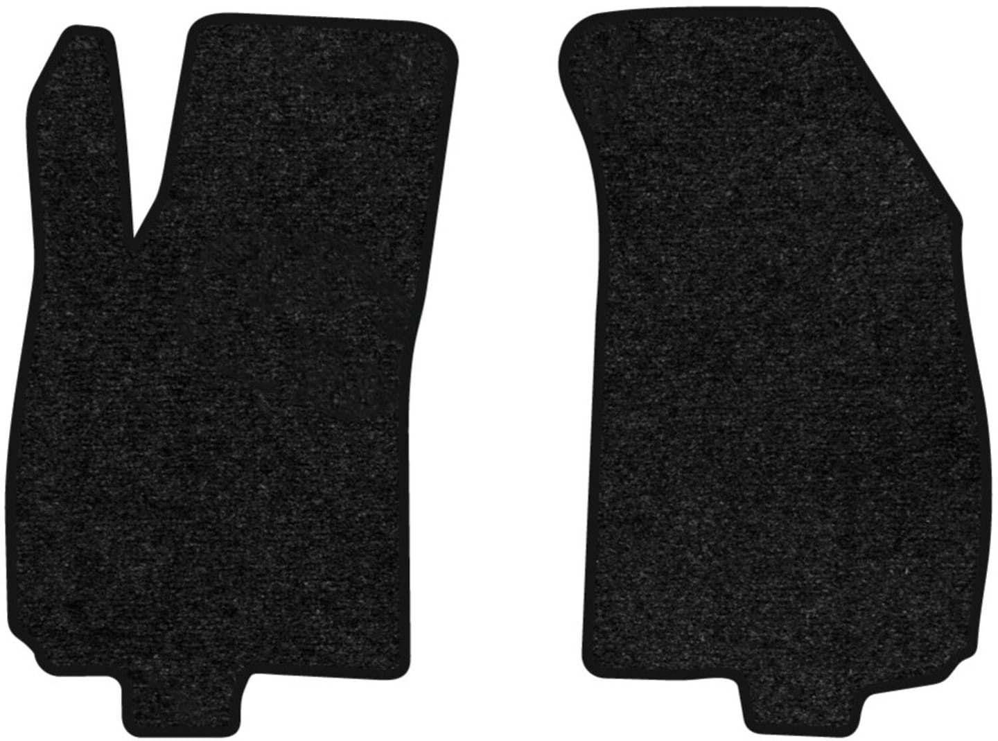 Коврики ворсовые в салон авто EVAtech Standard для Chevrolet Cobalt 2012 2 поколение Sedan EU черный кант CT11518AV2VEB