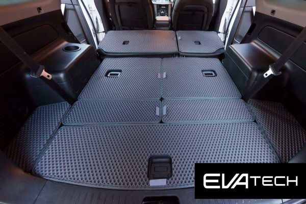 Фото - EVA коврик в багажник авто EVAtech для Captiva (C140) 7 seats MT Restyling Chevrolet 2011-2018 1 поколение SUV EU (CT1173BE7RBB)