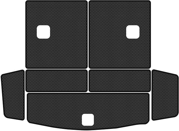Фото - EVA коврик в багажник авто EVAtech для Captiva (C140) 7 seats MT Restyling Chevrolet 2011-2018 1 поколение SUV EU (CT1173BE7RBB)