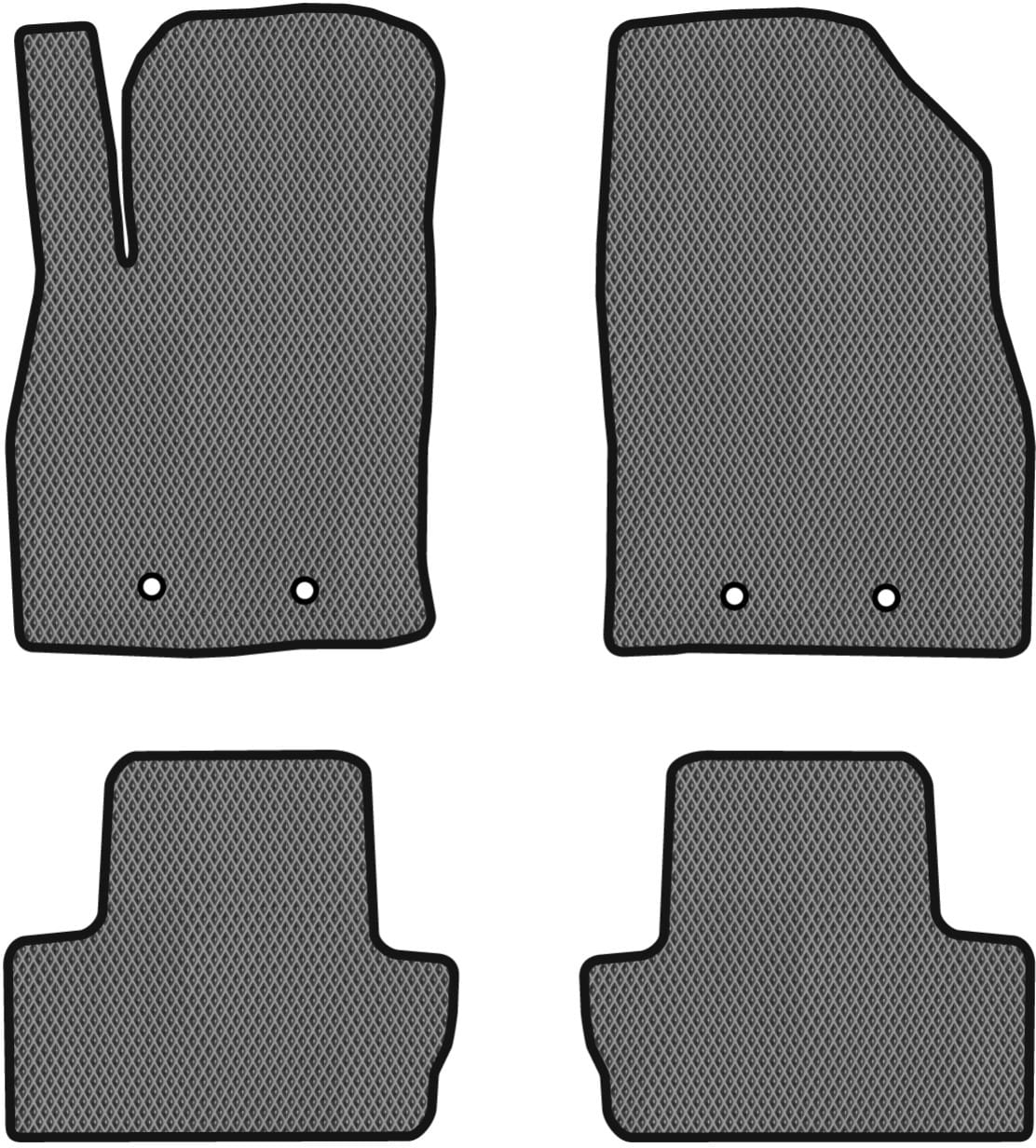 EVA коврики в салон авто EVAtech для Volt Chevrolet 2011-2015 1 поколение Liftback USA CT12832PV4OU4RGB