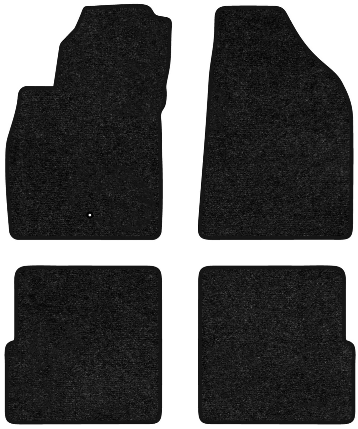 Килимки ворсові в салон авто EVAtech Standard для Chevrolet HHR 2005-2011 1 покоління SUV EU чорний кант CT23809PG4LA1VEB