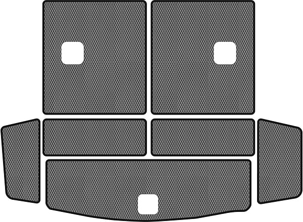 Фото - EVA килимок в багажник авто EVAtech для Captiva (C140) 7 seats AT Restyling Chevrolet 2011-2018 1 покоління SUV EU (CT3172BE7RGB)