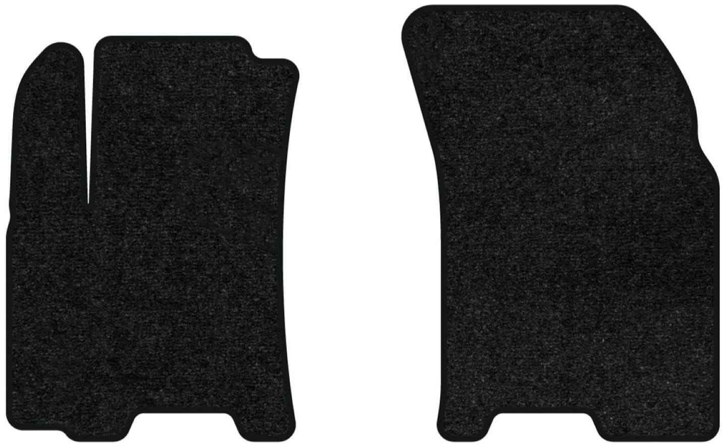 Коврики ворсовые в салон авто EVAtech Standard для Chevrolet Aveo (T200) 2002-2005 1 поколение Htb EU черный кант CT33300A2VEB