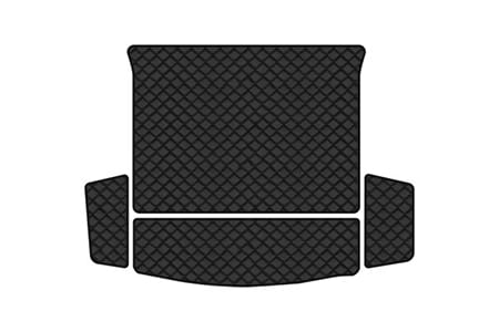 Килимок з екошкіри в багажник авто EVAtech ECO для Captiva (C100) 5 seats Chevrolet 2006-2011 1 покоління SUV EU CT339BE4BBB