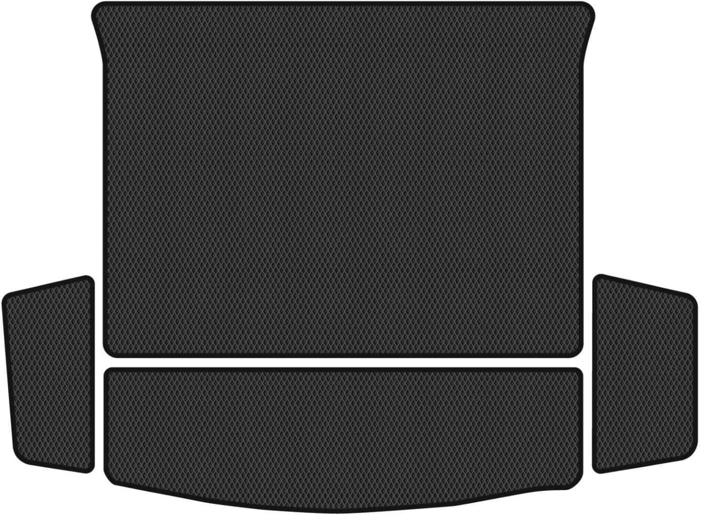 EVA коврик в багажник авто EVAtech для Captiva (C100) 5 seats Chevrolet 2006-2011 1 поколение SUV EU (CT339BE4RBB)