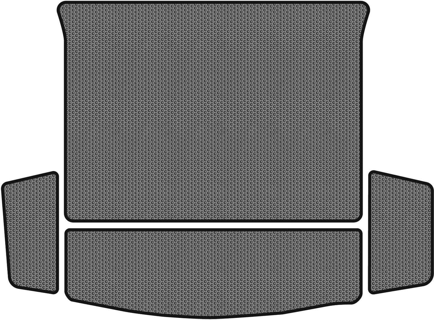 EVA килимок в багажник авто EVAtech для Captiva (C100) 5 seats Chevrolet 2006-2011 1 покоління SUV EU (CT339BE4SGB)