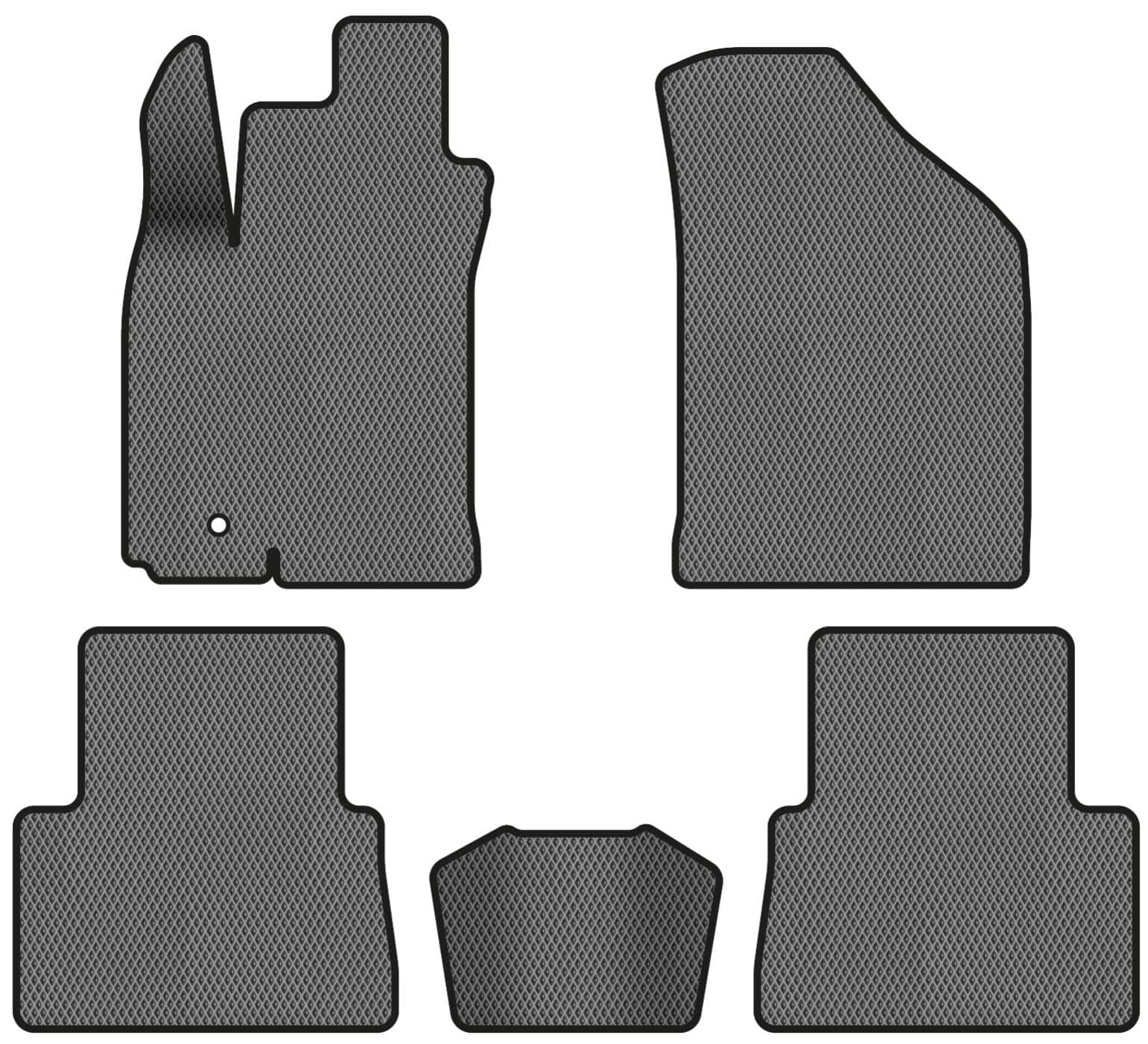 EVA коврики в салон авто EVAtech для Lacetti Chevrolet 2002 1 поколение Combi EU CT342CV5AV1RGB