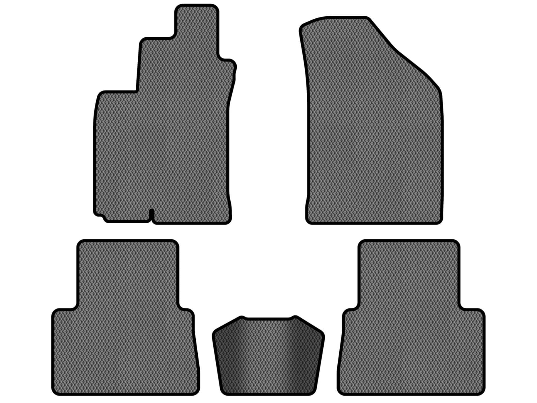 EVA коврики в салон авто EVAtech для Lacetti Chevrolet 2002 1 поколение Sedan EU CT343CG5RGB