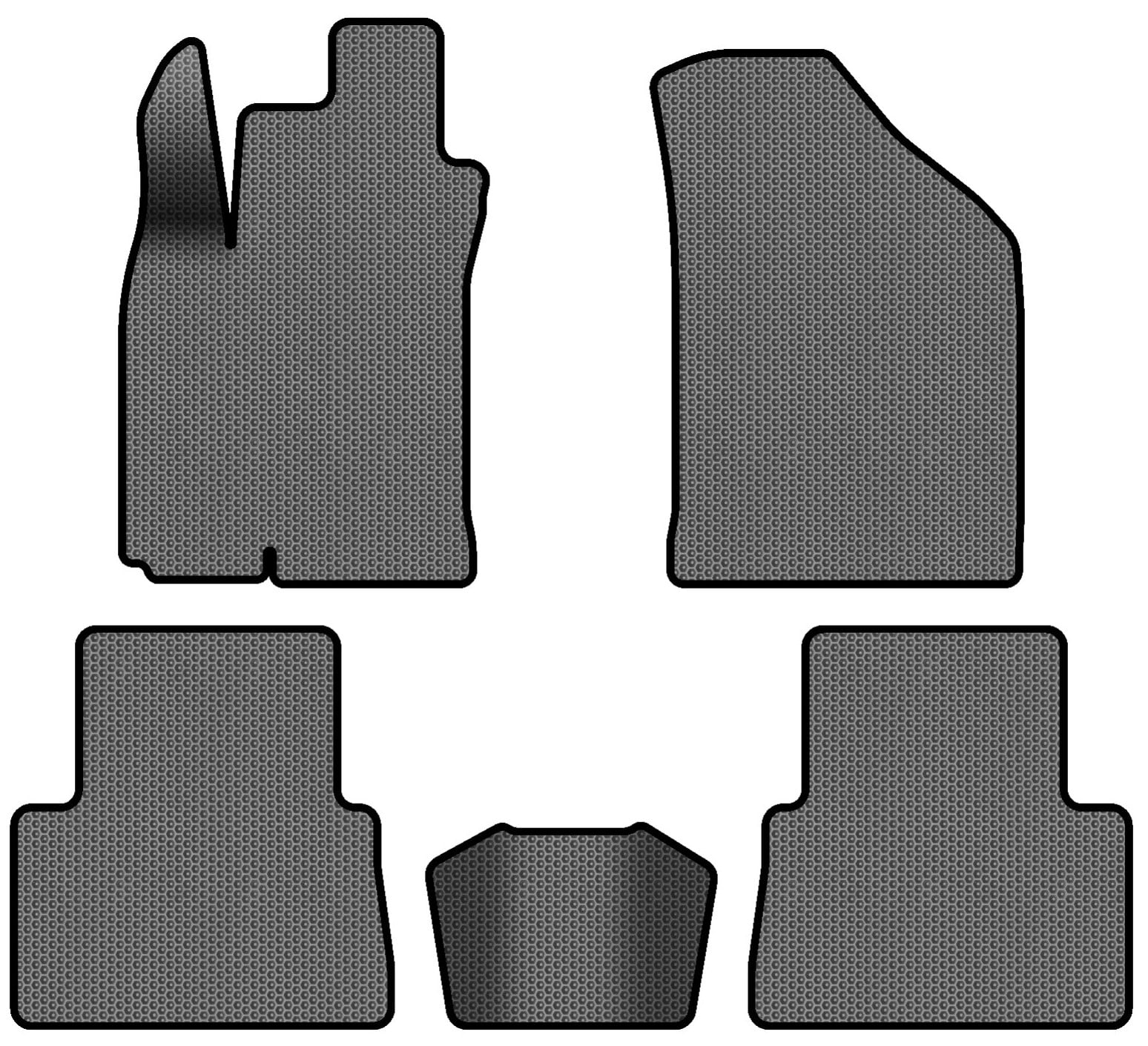 EVA коврики в салон авто EVAtech для Lacetti Chevrolet 2002 1 поколение Sedan EU CT343CV5SGB