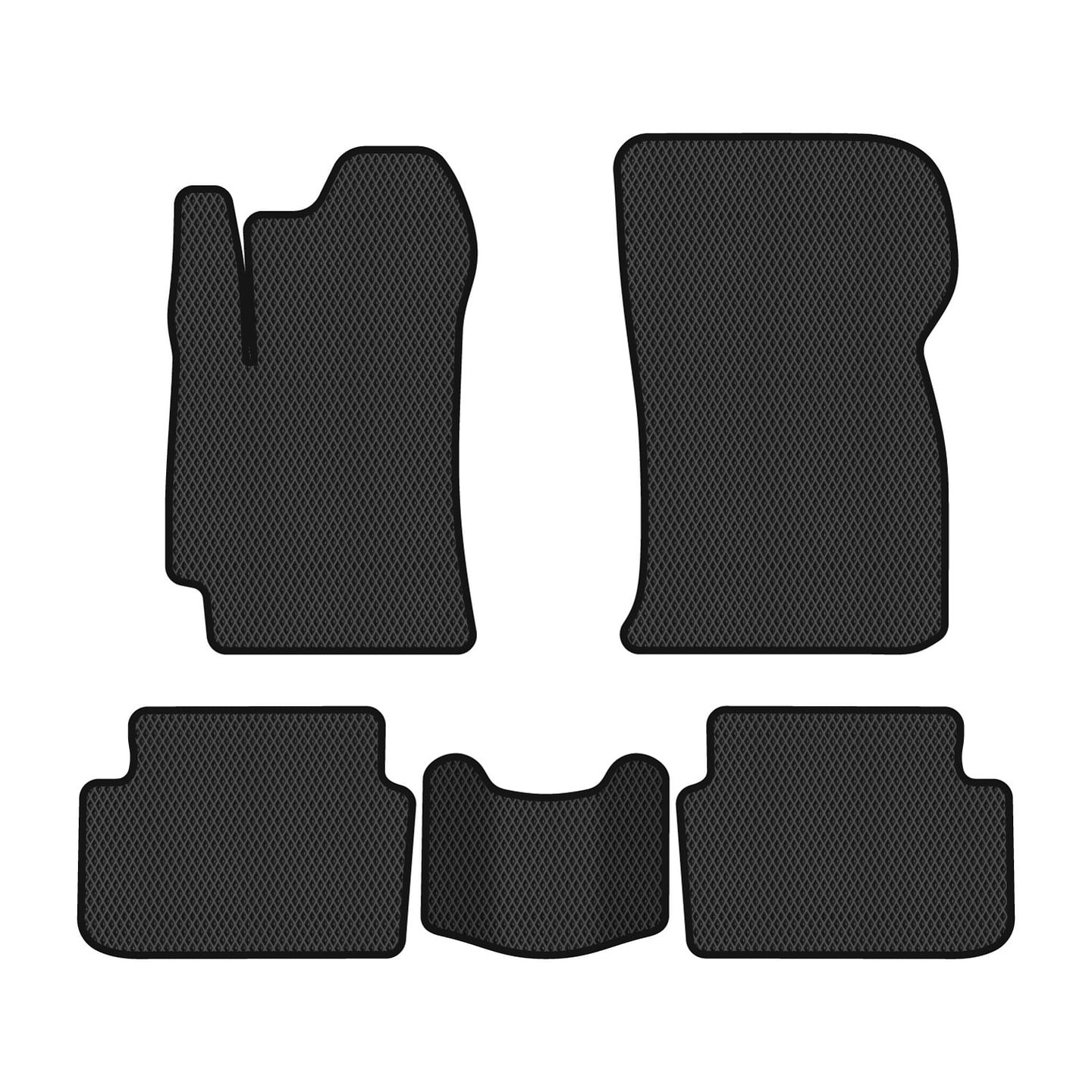 EVA коврики в салон авто EVAtech для Lanos Chevrolet 1998-2017 1 поколение Sedan EU CT344C5RBB