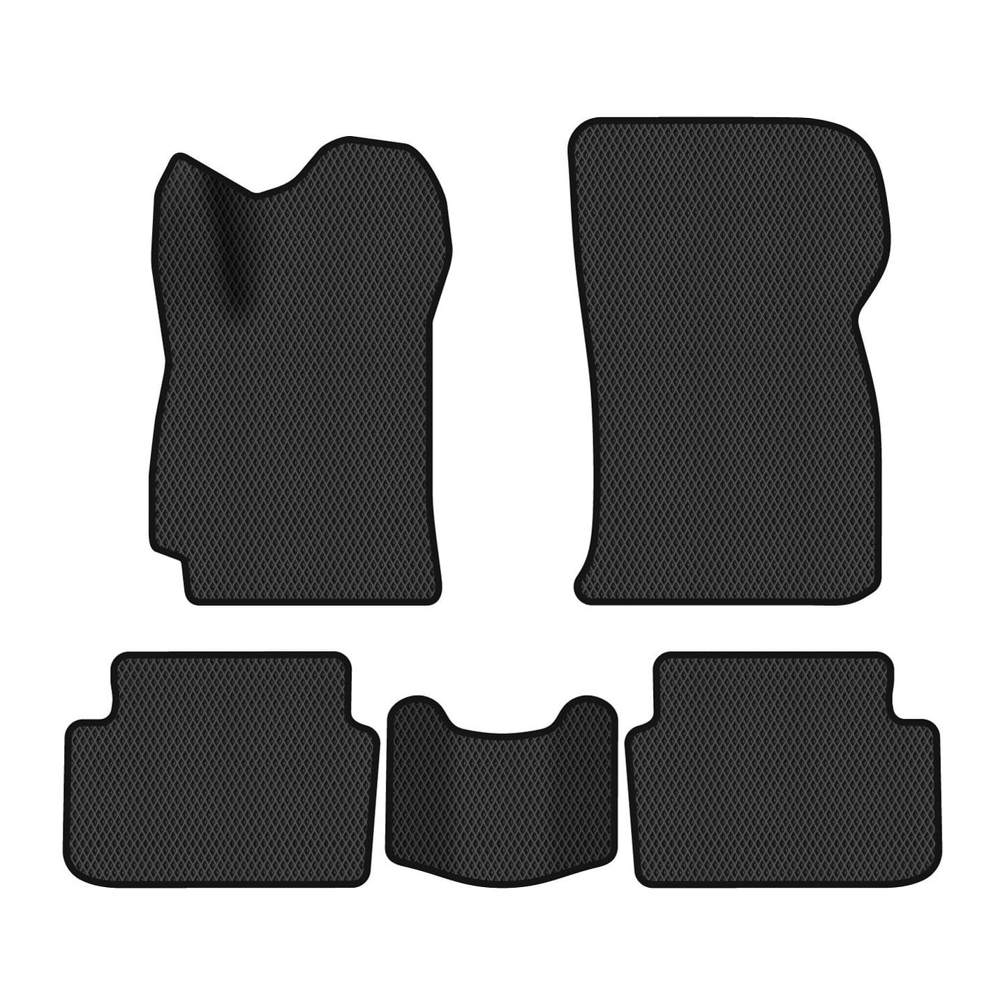 EVA коврики в салон авто EVAtech для Lanos Chevrolet 1998-2017 1 поколение Sedan EU CT344CD5RBB