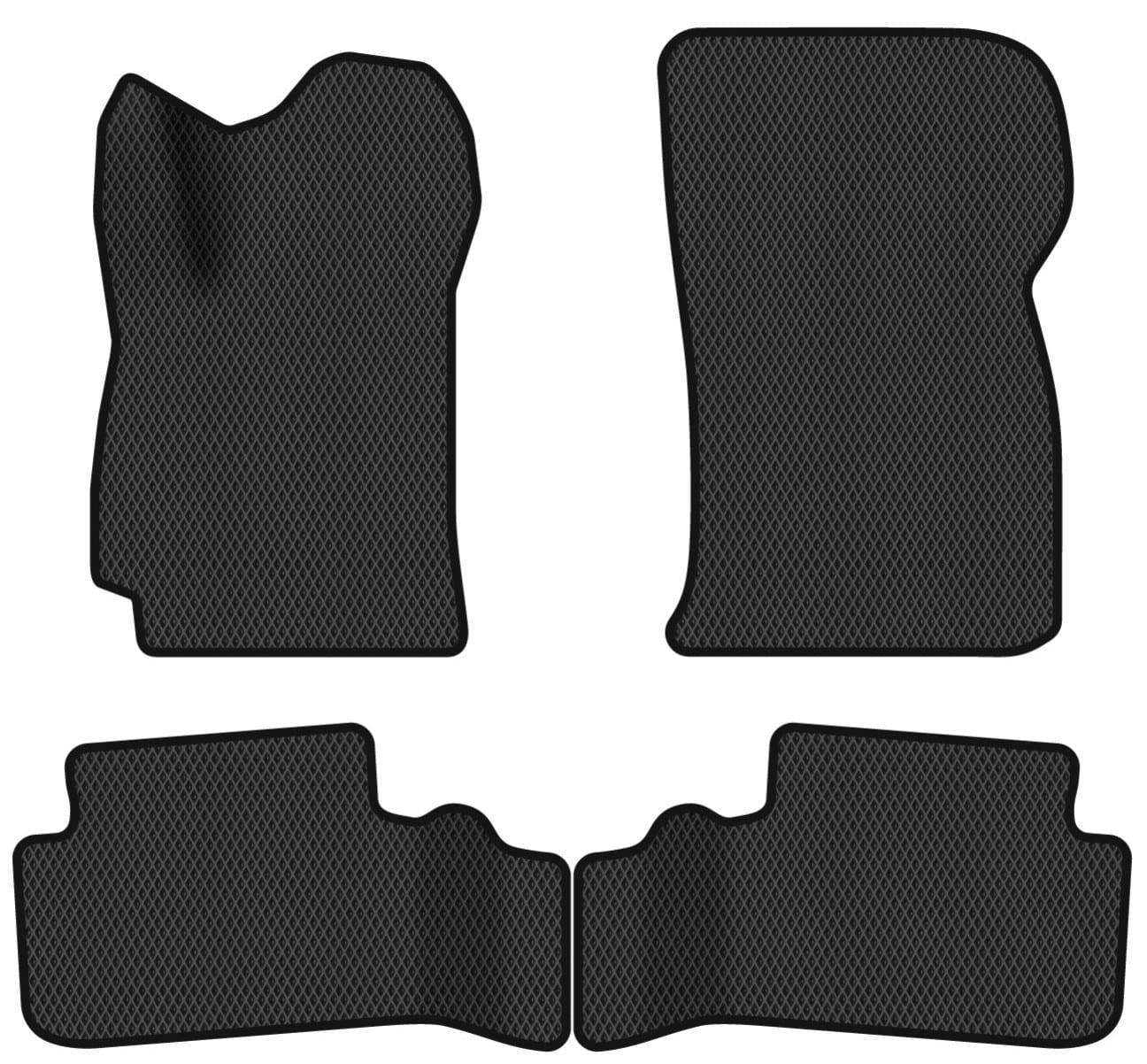 EVA коврики в салон авто EVAtech для Lanos Chevrolet 1998-2017 1 поколение Sedan EU CT344PDC4RBB