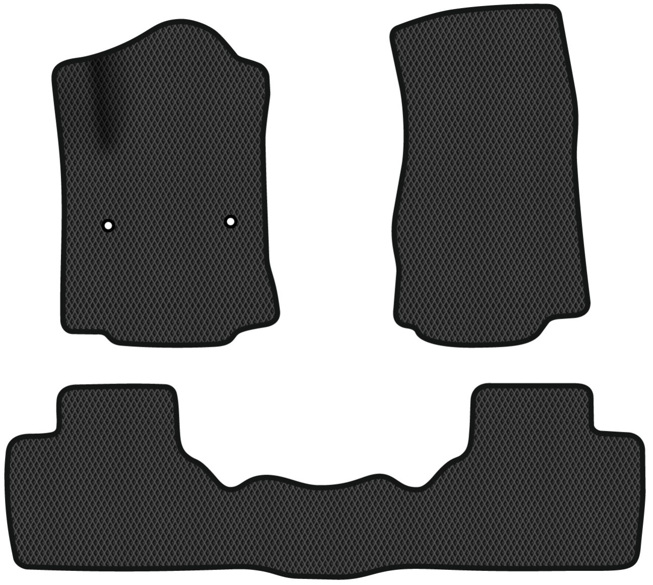 EVA коврики в салон авто EVAtech для Tahoe (GMT K2UC) Chevrolet 2014-2020 4 поколение SUV USA CT43099ZD3RBB