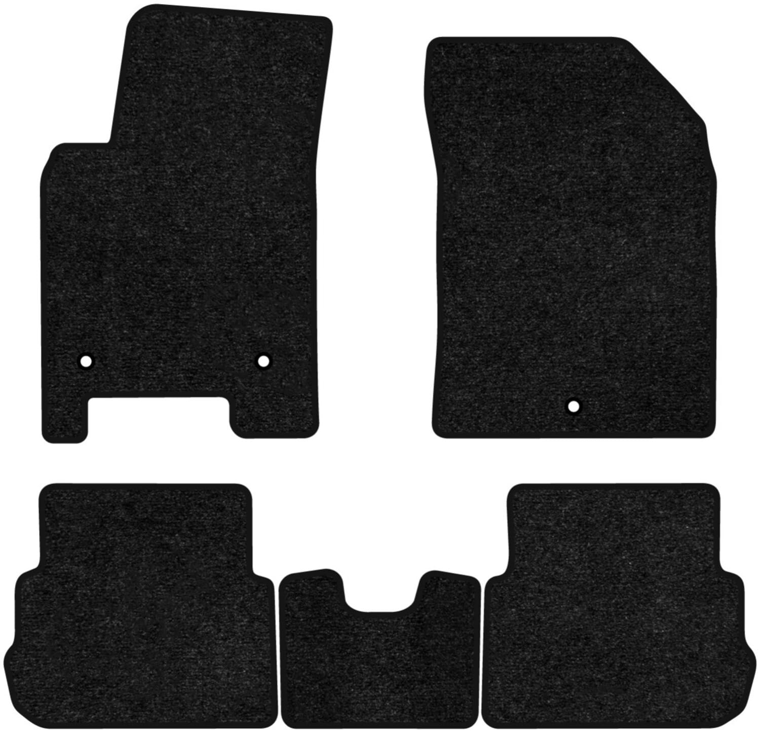 Коврики ворсовые в салон авто EVAtech Standard для Chevrolet Spark EV (2LT) 2013-2016 1 поколение Htb EU черный кант CT43156CB5OU3VEB