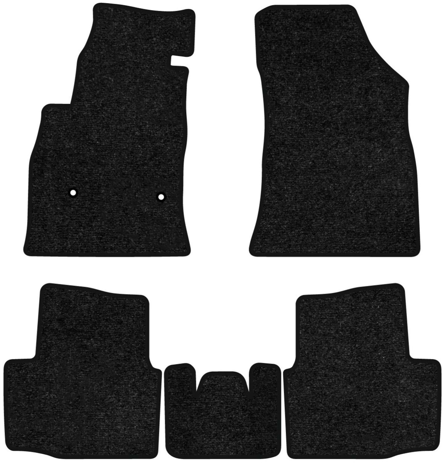 Коврики ворсовые в салон авто EVAtech Standard для Chevrolet Cruze (J400) 2016 3 поколение Sedan USA черный кант CT43653CG5OU2VEB