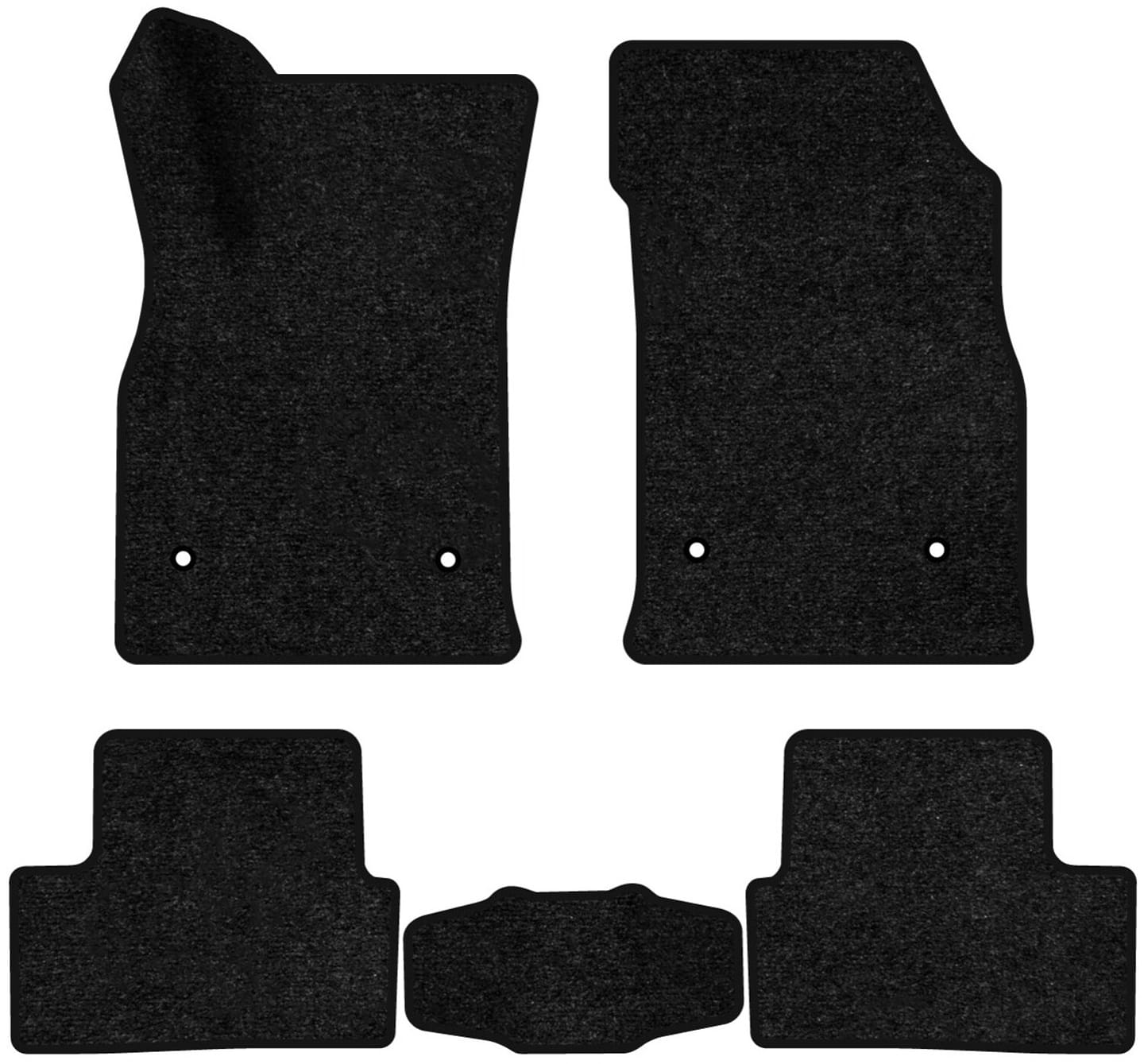 Коврики ворсовые в салон авто EVAtech Standard для Chevrolet Cruze (J300) 2009-2016 2 поколение Combi USA черный кант CT43869CE5OU4VEB