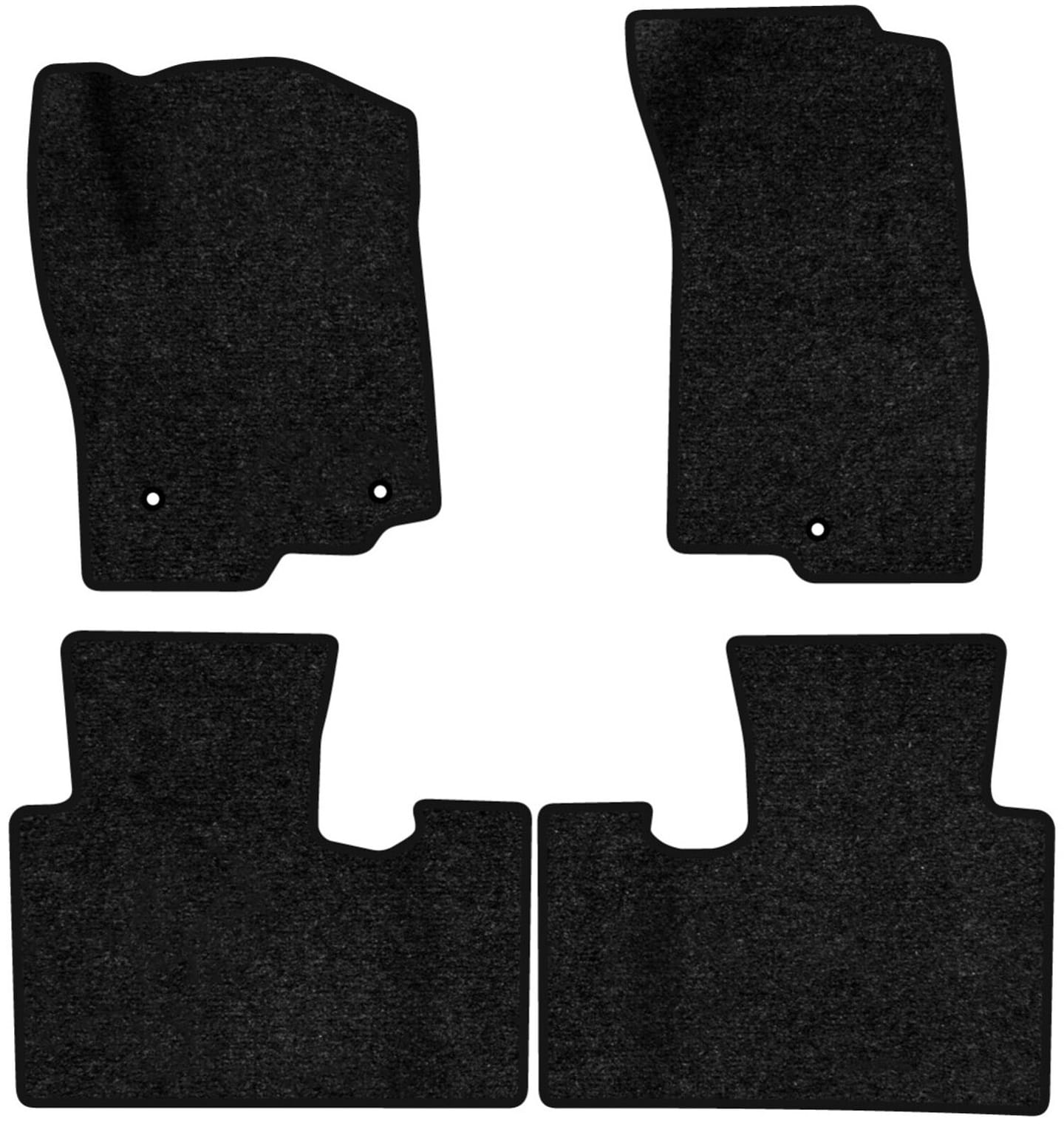 Килимки ворсові в салон авто EVAtech Standard для Chevrolet Tahoe (GMT1YC) 7 seats 2020 5 покоління SUV USA чорний кант CT43897PDC4OU3VEB