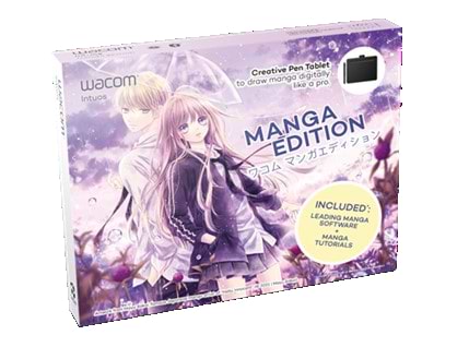 Фото - Графічний планшет Wacom Intuos S Bluetooth Black Manga (CTL-4100WLK-M)