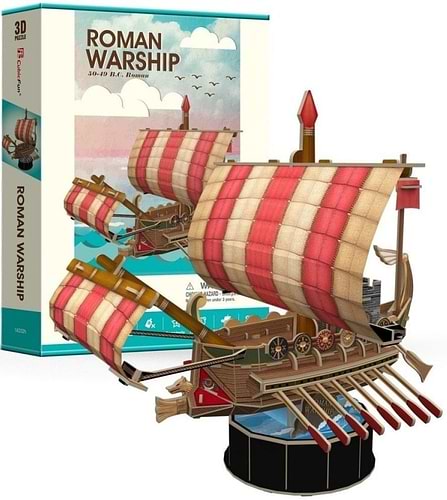 3D пазли Cubic Fun "Римський Бойовий корабель" (T4032h)