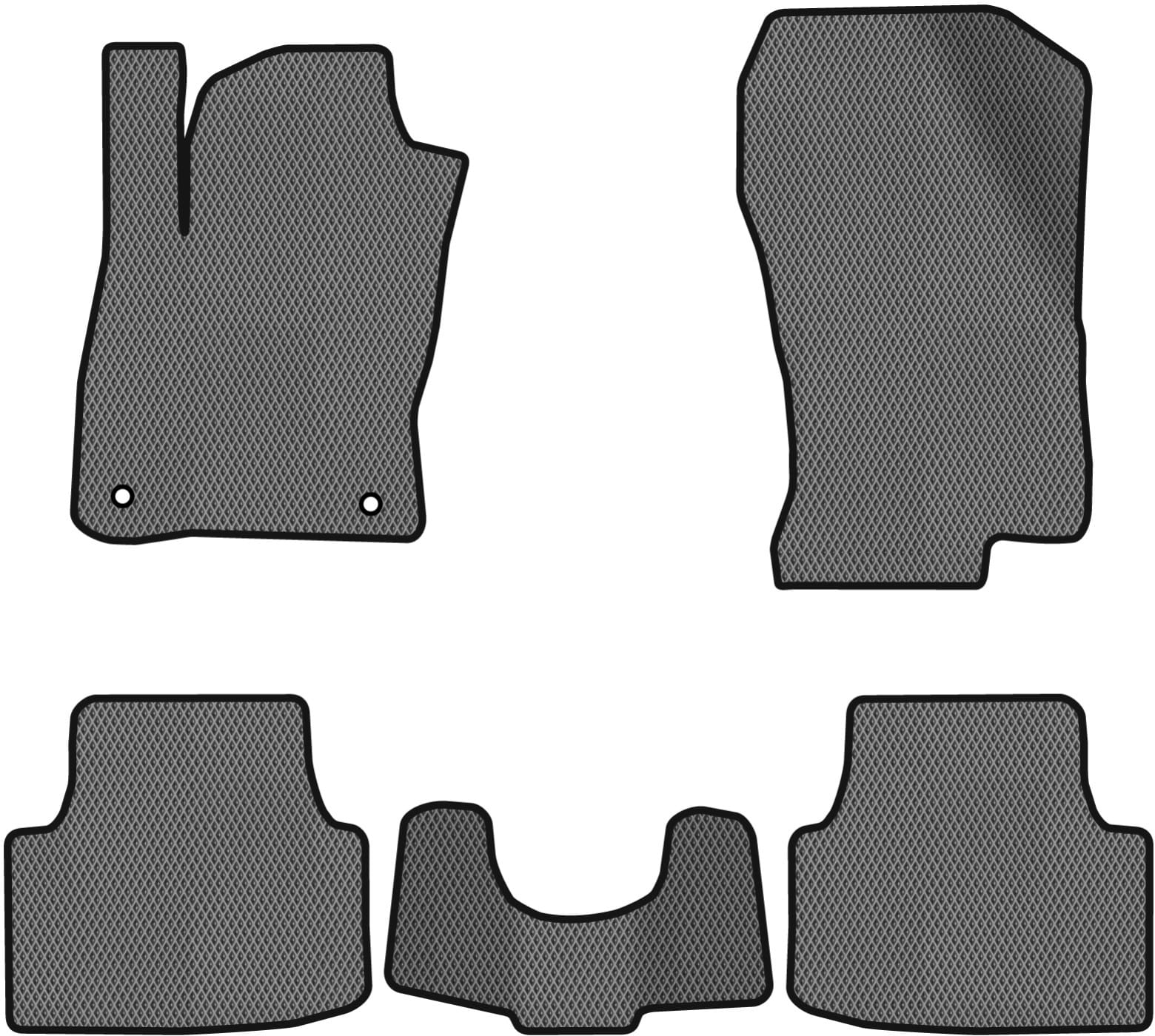 EVA коврики в салон авто EVAtech для Formentor Cupra 2020 1 поколение SUV EU CU41978CLG5AV2RGB