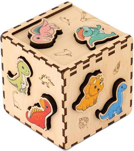 Фото - Сортер GoodPlay ДиноМир (CUB-4-010)