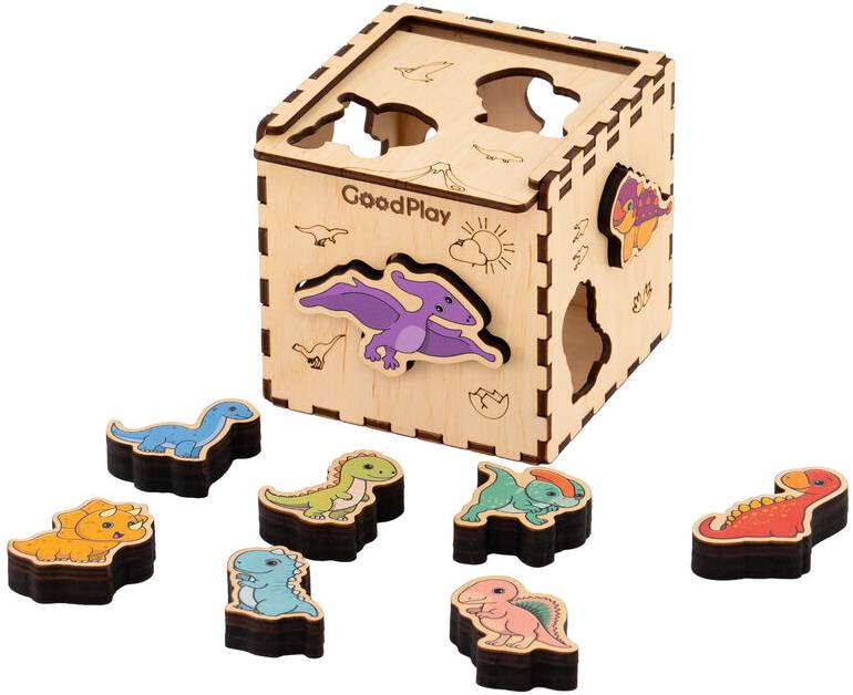 Фото - Сортер GoodPlay ДиноМир (CUB-4-010)