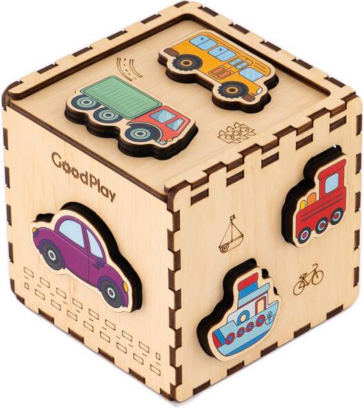 Фото - Сортер GoodPlay Транспорт (CUB-4-011) Фото - Сортер GoodPlay Транспорт (CUB-4-011)