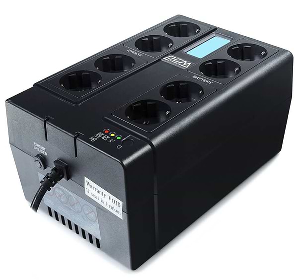 Фото - Источник бесперебойного питания Powercom CUB-850N Schuko