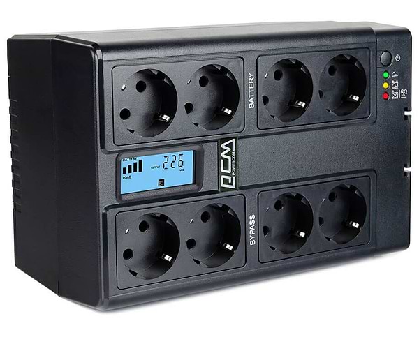 Фото - Источник бесперебойного питания Powercom CUB-850N Schuko