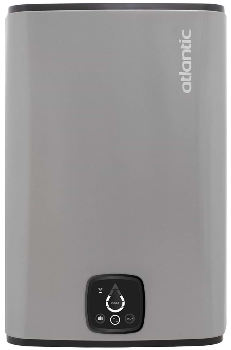 Водонагрівач Atlantic Steatite Cube WI-FI ES-VM 75 S4 C2 WD (2400W) Silver - Фото 1