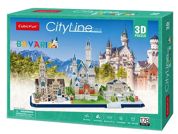 Фото - 3D пазли Cubic Fun City Line "Баварія" (MC267h)